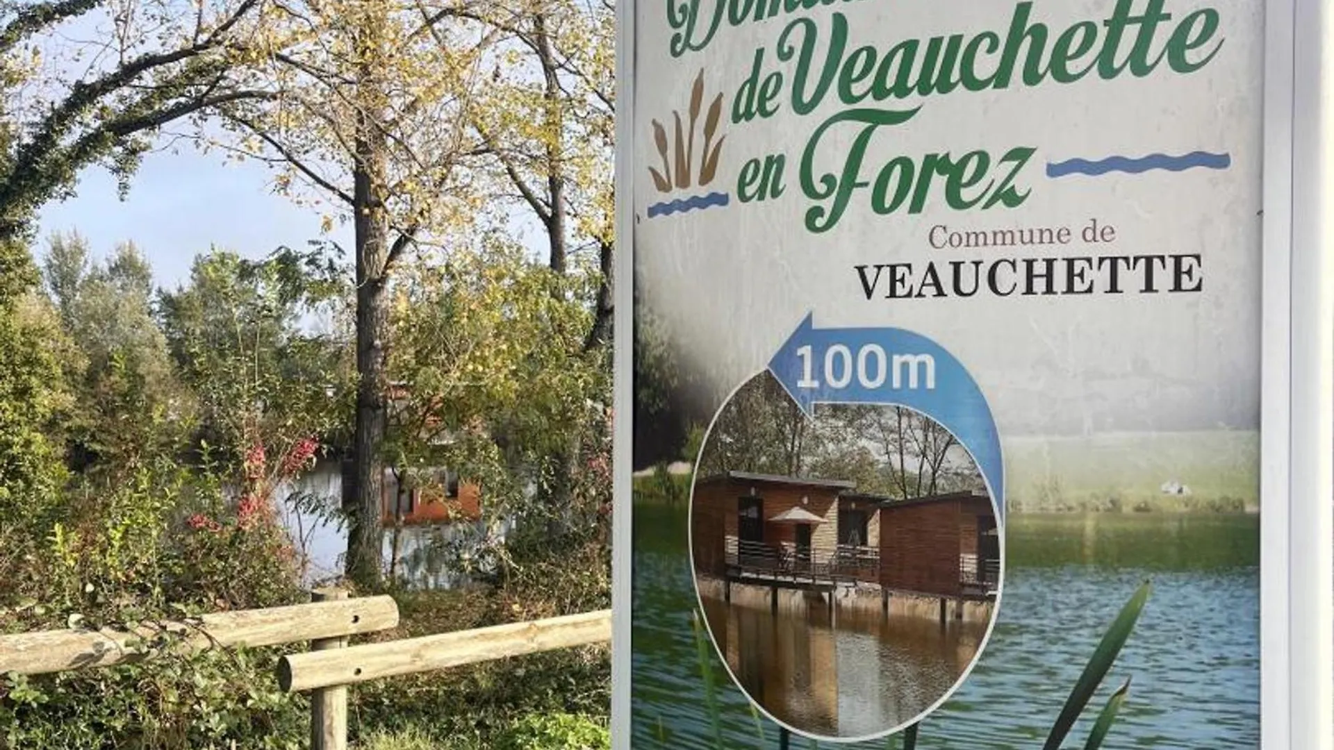 Holiday home Chalets Confortables Au Bord D'Un Etang Avec Terrasse, Jardin Et Nombreuses Activites. - Fr-1-496-78 Veauchette